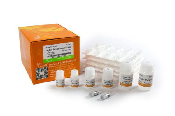 EasyPure® Bacteria Genomic DNA Kit (with RNase A) (50 rxns)
