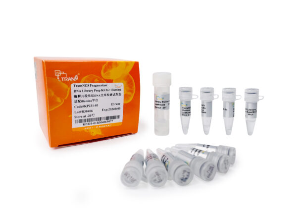 TransNGS® Fragmentase DNA Library Prep Kit for Illumina® (12 rxns)