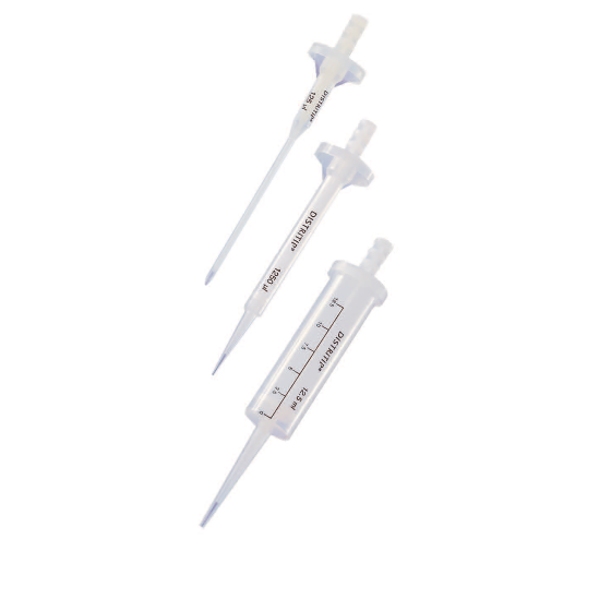DISTRITIPS Micro ST, 1–12.5 µL, 50 Pre-Sterile Individually Wrapped Syringes
